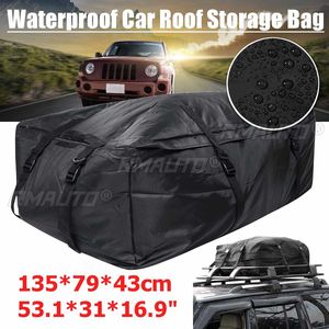 Bolsa de Carga para Techo de Coche 135x79x43cm, Bolsa de Viaje Impermeable para Equipaje, para Rieles Laterales y Barras Transversales - Product Image 1