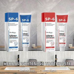 <span class=keywords><strong>Dentifrice</strong></span> blanchissant aux herbes probiotiques avec formule SP-6 - Élimine les taches, fraîcheur menthe ultra-froide pour usage domestique - Product Image 2