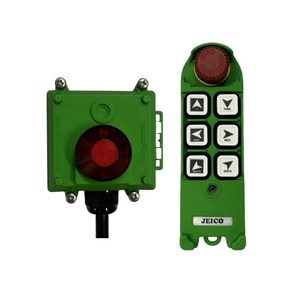Control Remoto Industrial por Radio para Grúa, Polipasto y Cabrestante, Velocidad Única, 100-240 VCA, JEICO JREMO 6K G, Fabricado en Corea 100-240 VCA - Product Image 1