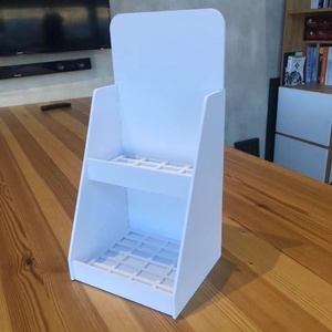 Soporte de exhibición de cartón impreso personalizado estante de POS de suelo reciclable para fumar tienda minorista estantes portátiles ecológicos al por mayor - Product Image 3