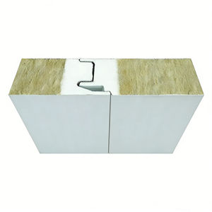 Panel <span class=keywords><strong>de</strong></span> Lana <span class=keywords><strong>de</strong></span> Roca con Borde Sellado <span class=keywords><strong>de</strong></span> PU, Ligero y <span class=keywords><strong>de</strong></span> Alta Resistencia, Apto para Paredes, Techos y Divisiones <span class=keywords><strong>de</strong></span> Diversos Edificios - Product Image 1