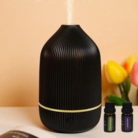 Diffuseur d'huiles essentielles électrique pour la maison, diffuseur d'arômes ultrasonique, machine à parfum d'ambiance, humidificateur avec lumière de 7 couleurs