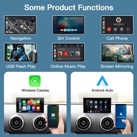 Décodeur CarPlay sans fil Android Auto pour Audi A4 A6 A7 A8 Q3 Q7 6.5'' 7'' 8'' Airplay Hicar Miracast Carlife HDMIIN AirCast AHD