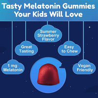 Fabricant OEM de gommes à mâcher pour favoriser le sommeil, bonbons végétaliens, complément alimentaire à la mélatonine pour adolescents