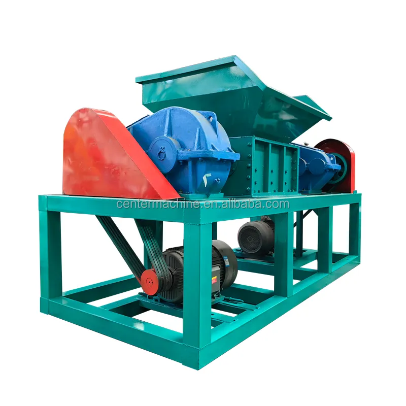 Máquina trituradora de doble eje tipo 800 para reciclar trituradoras trituradas usadas máquina trituradora de espuma