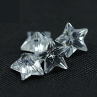 Zircon cubique blanc clair (CZ) pierre étoile coupe pierre précieuse en vrac