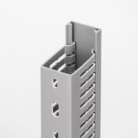 Conduit de câblage 60*40 de qualité supérieure (type à dents fines ouvertes) goulotte de câble sans halogène PVC Flexible électrique pour goulotte Cablepvc