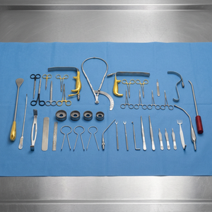 Ensemble d'instruments chirurgicaux en acier inoxydable, outils de chirurgie générale manuels, certifiés CE, équipement médical de classe II - Product Image 3