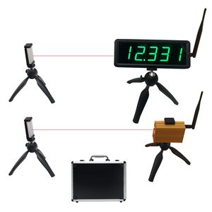 YIZHI Positions de début et de fin personnalisées Minuterie de portes laser sans fil pour une personne seule pour les sports athlétiques Entraînement de vitesse - Product Image 1