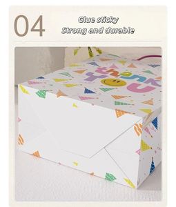 Eco-Friendly Customized Size <b>White</b> Kraft Paper <b>Bags</b> Factory Price Design Shopping Craft Paper <b>Bags</b> with Your Own logo - Product Image 5