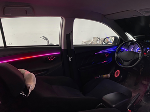 Luz Ambiental para Automóvil SJC de 64 Colores para Toyota VIOS/YARIS-L 2014-2022, Nueva Iluminación Interior LED Symphony, Accesorios de Iluminación, Barra de Luces - Product Image 3