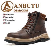 Bottes de travail extensibles à embout d'acier, imperméables, anti-perforation, semelle intermédiaire antidérapante, chaussures de sécurité pour la construction et l'usine