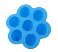 Moule à glace en silicone à 7 cavités, moule à sucettes glacées DIY avec bâtonnets, complément alimentaire pour bébé, mini glace, moules à sucettes glacées pour enfants