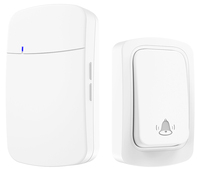 Sonnette sans fil US EU UK Plug Self-Powered Waterproof Door Bell 150M Long Wireless Distance 32 Songs Home Welcome Door Chimes