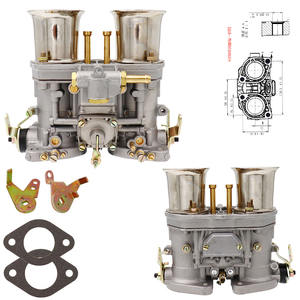 <span class=keywords><strong>Carburateur</strong></span> H250H à 2 barils Carb 40IDF <span class=keywords><strong>pour</strong></span> <span class=keywords><strong>Weber</strong></span> 40 IDF 40mm <span class=keywords><strong>pour</strong></span> moteur V-W / VolksWage-n Beetle Bug Fia-t Porsch-e avec klaxon à air - Product Image 1