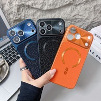 Compatible avec l'étui magnétique pour téléphone à motif pois (17); Se transforme en style grande fenêtre pour 16 Pro Max ; Boîtier usiné