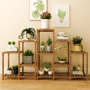 Décoration personnalisée <span class=keywords><strong>de</strong></span> jardin, support <span class=keywords><strong>de</strong></span> <span class=keywords><strong>pot</strong></span> <span class=keywords><strong>de</strong></span> <span class=keywords><strong>fleur</strong></span>, étagère <span class=keywords><strong>de</strong></span> plante en bambou <span class=keywords><strong>pour</strong></span> balcon, étagère <span class=keywords><strong>de</strong></span> <span class=keywords><strong>Pot</strong></span> d'extérieur et d'intérieur/ - Product Image 3
