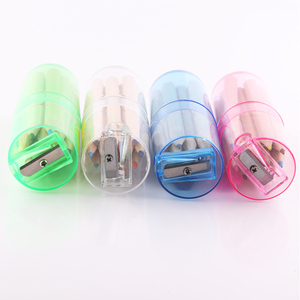 Crayons de couleur en bois avec <span class=keywords><strong>taille</strong></span>-<span class=keywords><strong>crayon</strong></span> intégré, 12 couleurs, 3,5 pouces, mini crayons de couleur naturels, ensemble de crayons de <span class=keywords><strong>dessin</strong></span> pour enfants - Product Image 5