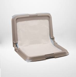 उच्च गुणवत्ता वाले कुत्ते शौचालय, उच्च गुणवत्ता के साथ, 60x90 सेमी प्रशिक्षण पैड के साथ उपयोग किया जाता है - Product Image 1