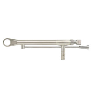 Llave de Restauración de Implantes Dentales TW1, Doble Propósito, Ajustable, Manual, con Empuñadura Moleteada Plateada, Instrumento Quirúrgico - Product Image 3