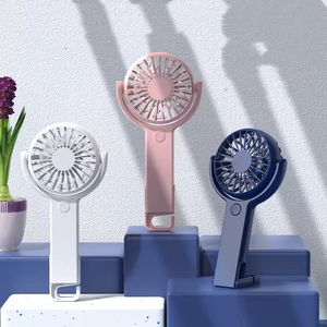 Air Cooling 5 Speed Wind <b>Usb</b> Portable <b>Fan</b> Portable <b>Mini</b> Personal Pocket Rechargeable Handheld <b>Fan</b> with Hook - Product Image 1
