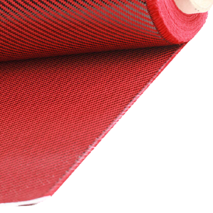 3k đỏ aryl màu nhà máy sợi carbon tùy chỉnh dệt hình lục giác mô hình sợi carbon cuộn vải - Product Image 5