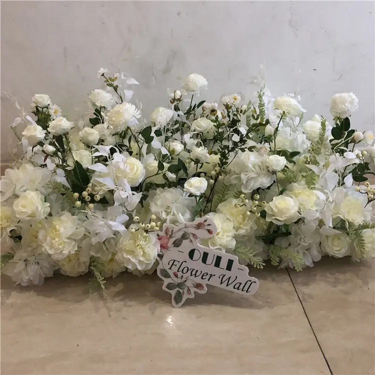 E-1244 INS boda Fleurs decoración Mariage flor camino Runner arco centros de mesa