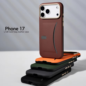 เคสโทรศัพท์หนังหรู L138 สำหรับ iPhone 17 16 15 Pro Max ฝาหลังแม่เหล็กกันกระแทก - Product Image 4