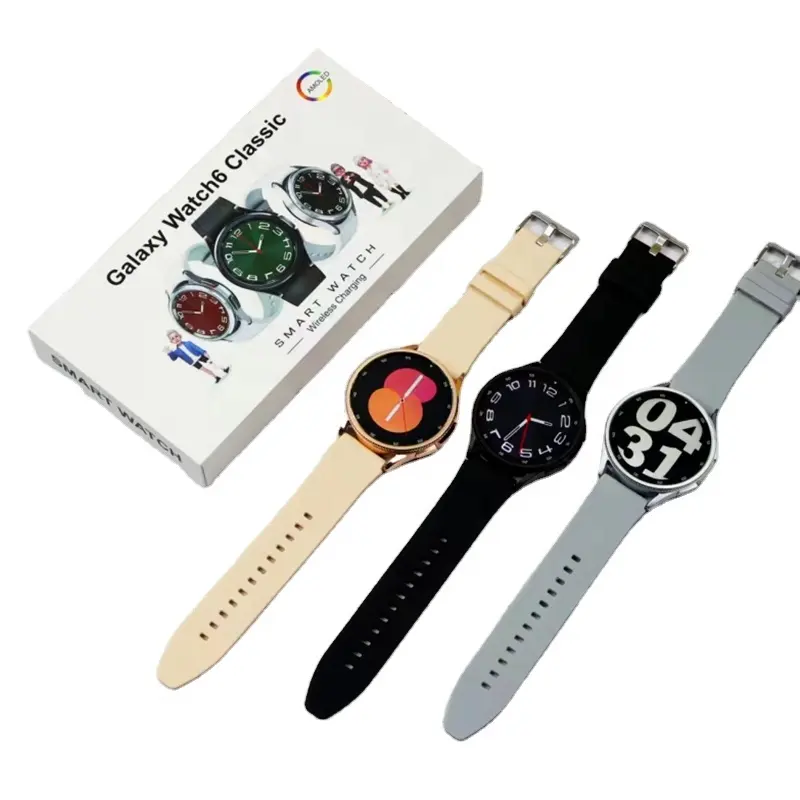 Horloge 6 Classic Sport Smart Watch 1.46 Inch Bt Call Tf6 Pro Draadloze Oplader Voor Mannen Vrouwen Voor Galaxy Watch V01 Smartwatch