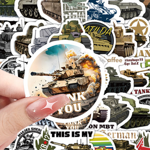 Autocollant Graffiti de <span class=keywords><strong>jeu</strong></span> <span class=keywords><strong>World</strong></span> <span class=keywords><strong>of</strong></span> Tanks pour ordinateur portable, 60 pièces - Product Image 5