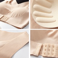 Soutien-Gorge Sans Armature Femme Correcteur de Posture à Fermeture Avant, Soutien Sport Anti-Choc, Gilet de Fitness Dos Croisé, Sous-Vêtements