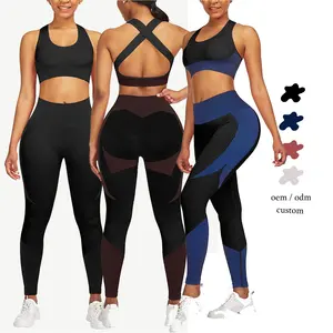 HOT SALE Hexin Wholesale Womens Activewear Private Label Bulk Wholesale Tracksuit Fitness Wear Activewear Women Yoga Set