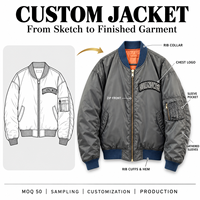 Veste bomber vintage brodée sur mesure OEM, unisexe, coupe ample, coupe-vent, avec blocs de couleur, fermeture éclair