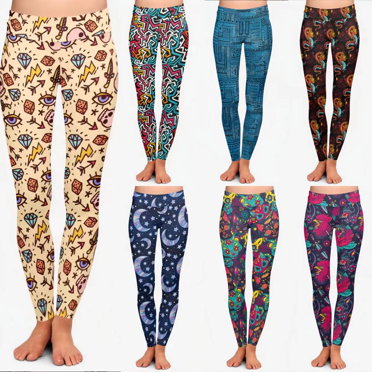 Best Selling Cat Leggings Stylish Warm Winter Clothing for