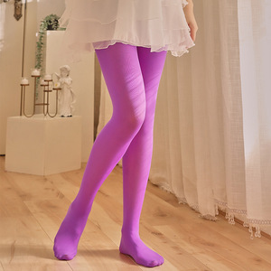 Legging en velours coloré KTS377 OEM personnalisé 120 deniers collants <span class=keywords><strong>micro</strong></span> transparents minces sexy transparents pour femmes - Product Image 2