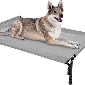 Zware Verhoogde Hondenbed Voor Extra Grote Honden Waterdicht Huisdier Wieg 400lb Capaciteit Duurzaam Metalen <span class=keywords><strong>Frame</strong></span> Grijs - Product Image 3