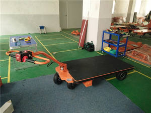 एन. के. के लिए 121 बिजली हस्तांतरण ट्राली आउटडोर बिजली फ्लैट ट्राली गाड़ी रसद आगे बढ़ कार्गो हाथ ट्रक - Product Image 3