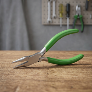 High Quality SUNTOOLS/STIPL Model 476 Iron Pin <b>Tong</b> Chain Nose Plier 4.1/2" <b>Plastic</b> Handle Luxury Jewelry Making Tool Wholesale - Product Image 6