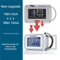 Appareil de radiographie portable pour animaux 70KV, radiographie vétérinaire pour chien, chat, lapin, souris, tortue, machine de radiographie numérique vétérinaire
