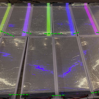 Écran LED, carte PCB, film transparent flexible, affichage publicitaire LED, P2 P3 P6.67 P7, adhésif, super fin