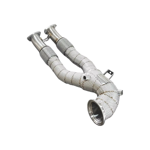 Contacto Heatshield Racing Downpipe para Audi RS3 8V 8Y <span class=keywords><strong>TTRS</strong></span> 8S 2,5 T Downpipe - Product Image 6