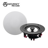 Altavoz de Techo de Dos Vías Accuracy Pro Audio RA-IC601G de 6.5 Pulgadas, 30W, 8 Ohmios, con Woofer de Aluminio y Tweeter Pivotante