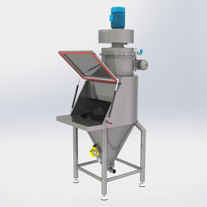 Tolva de línea de montaje con máquina tamizadora vibratoria incorporada Tolva basculante - Product Image 2