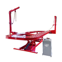 Machine professionnelle de redressage de châssis automobile avec système de tirage rapide pour centre de réparation automobile général