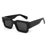 Lunettes de soleil à monture épaisse lunettes polarisées pour femmes lunettes de soleil carrées unisexe 2025 lunettes de soleil en acétate personnalisées