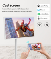 Nuevo Monitor LCD Android de 24 Pulgadas con Pantalla Táctil Capacitiva Móvil de Alta Definición para Juegos