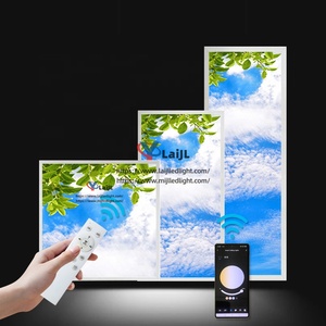 <span class=keywords><strong>Led</strong></span> Skylight <span class=keywords><strong>595X595</strong></span> Quảng Trường <span class=keywords><strong>40W</strong></span> 60X120CM 72W 2D Bầu Trời Xanh Và Bản Đồ Đám Mây Đèn <span class=keywords><strong>Led</strong></span> Gắn Trên Bảng Đèn Trần - Product Image 2