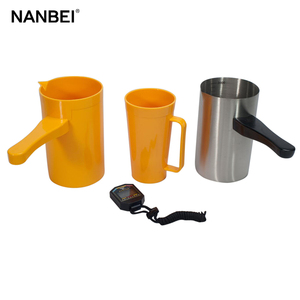 Viscosimètre d'entonnoir de marais de tasse d'acier inoxydable de viscosité de fluide de forage de mesure de laboratoire - Product Image 2