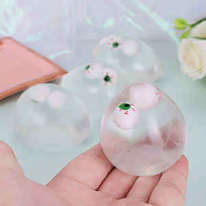 Novelty TPR Transparent Eye Pinched Water Balloon Stress Relief <b>Educational</b> Squeeze Decompression <b>Toys</b> for Kids Boys and Girls - Product Image 4
