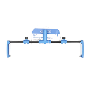 <span class=keywords><strong>Rouleau</strong></span> à peinture grand format 12-18 pouces, cadre réglable pour grandes surfaces, plafonds et sols, peut être fixé à une perche télescopique filetée - Product Image 4